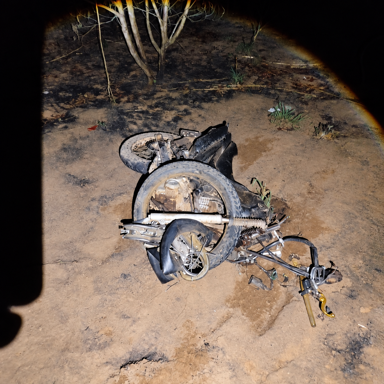 Acidente aconteceu entre Araguaína e Babaçulândia, no norte do Tocantins — Foto: BPMRED/Divulgação