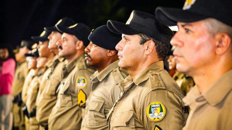 Formatura de policiais militares do Tocantins — Foto: Reprodução